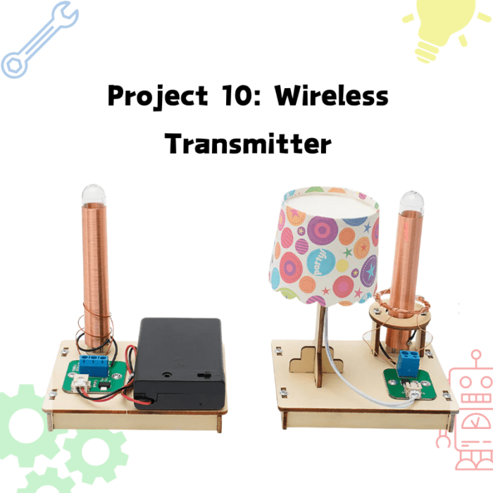 Advanced Engineering Subscription Box J Wireless Transmitter STEM project for kids
