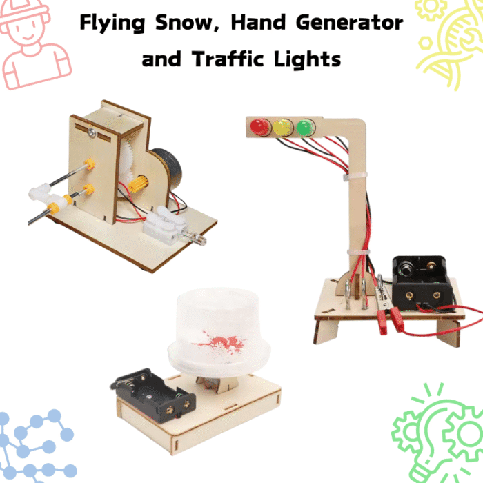 STEM Box - Flying Snow, Hand Generator & Traffic Lights
